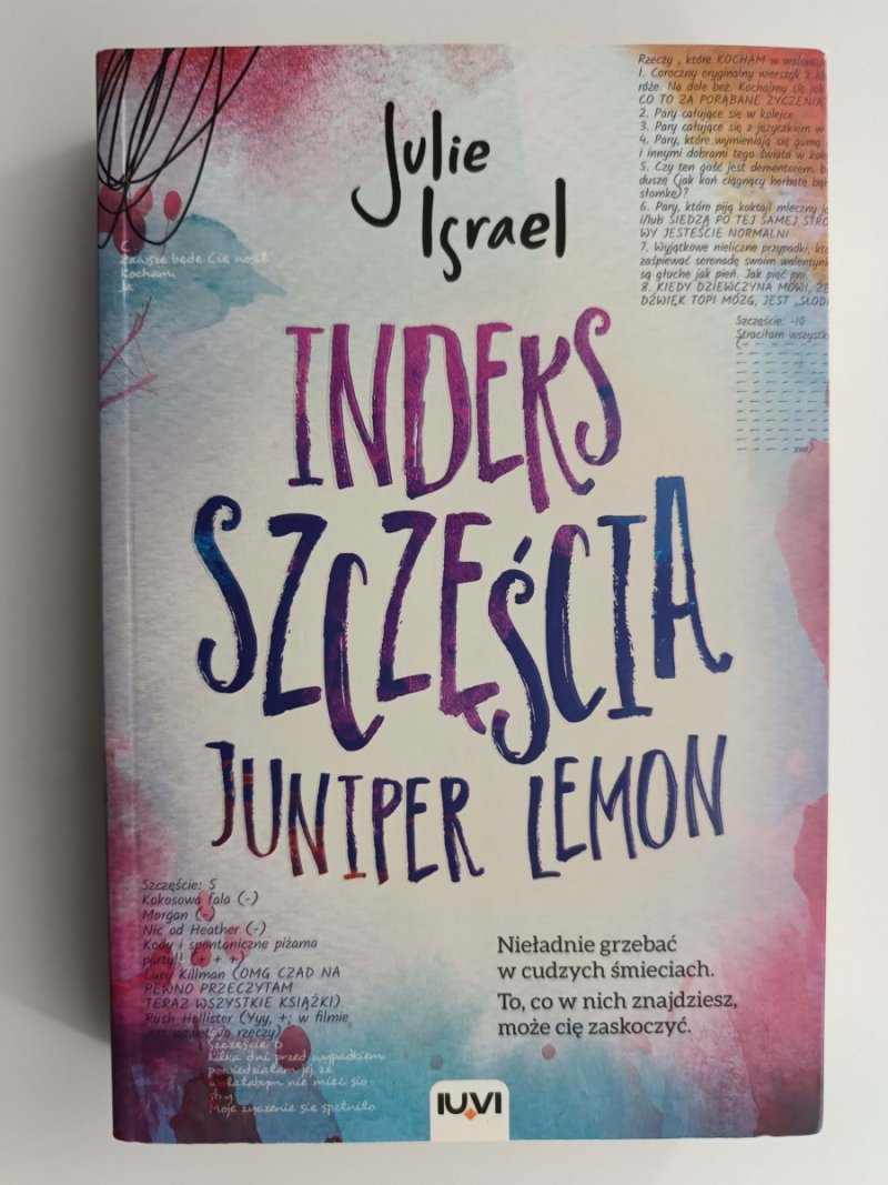 INDEKS SZCZĘŚCIA JUNIPER LEMON - Julie Israel