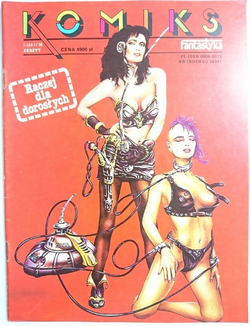 KOMIKS NR 1-2/10-11'90 ZESZYT RACZEJ DLA DOROSŁYCH