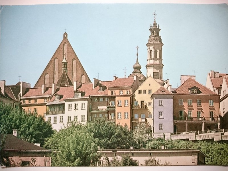 WARSZAWA. DOMY NA SKARPIE STAROMIEJSKIEJ FOT. ŁOPIEŃSKI
