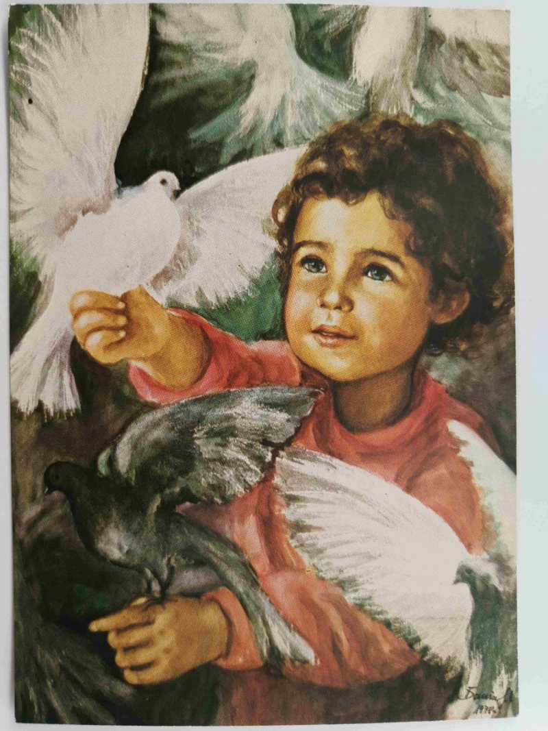 DZIEWCZYNKA I GOŁĘBIE D. MUSZYŃSKA-ZAMORSKA