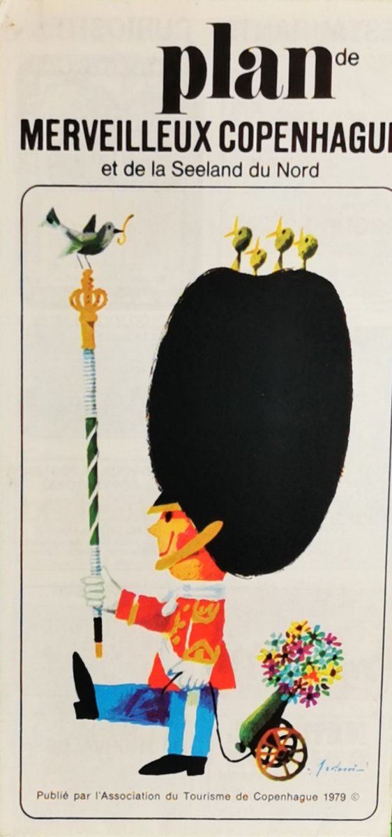 PLAN DE MERVEILLEUX CCOPENHAGUE. SKALA 1:375 000  