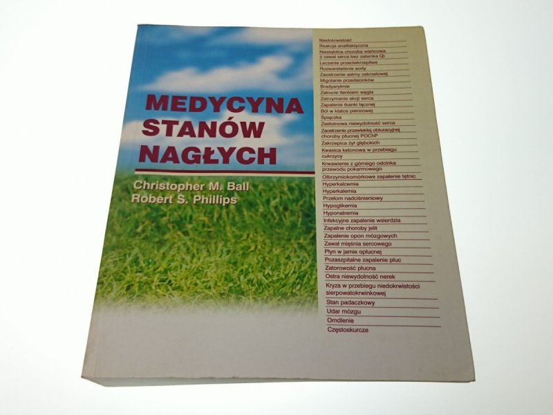 MEDYCYNA STANÓW NAGŁYCH - Christopher M. Ball 2002