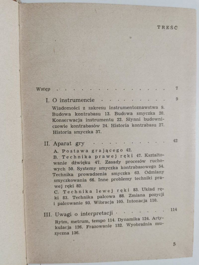 Kontrabas - Tadeusz Pelczar