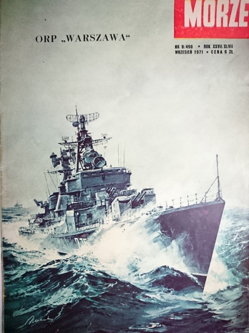 MORZE NR 9/490 ROK XXVII/XLVII WRZESIEŃ 1971