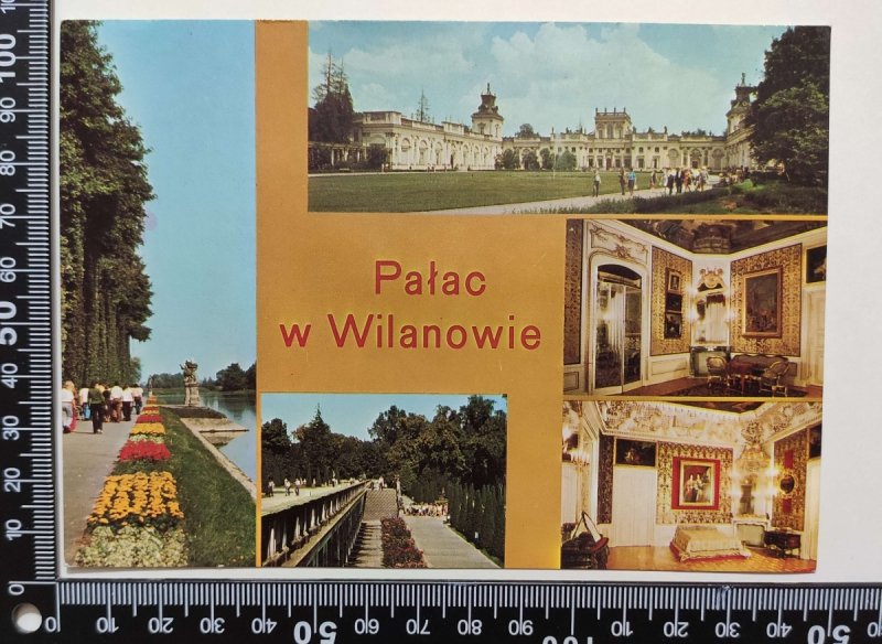 WARSZAWA. PAŁAC I OGRÓD W WILANOWIE. ALEJA NAD JEZIOREM