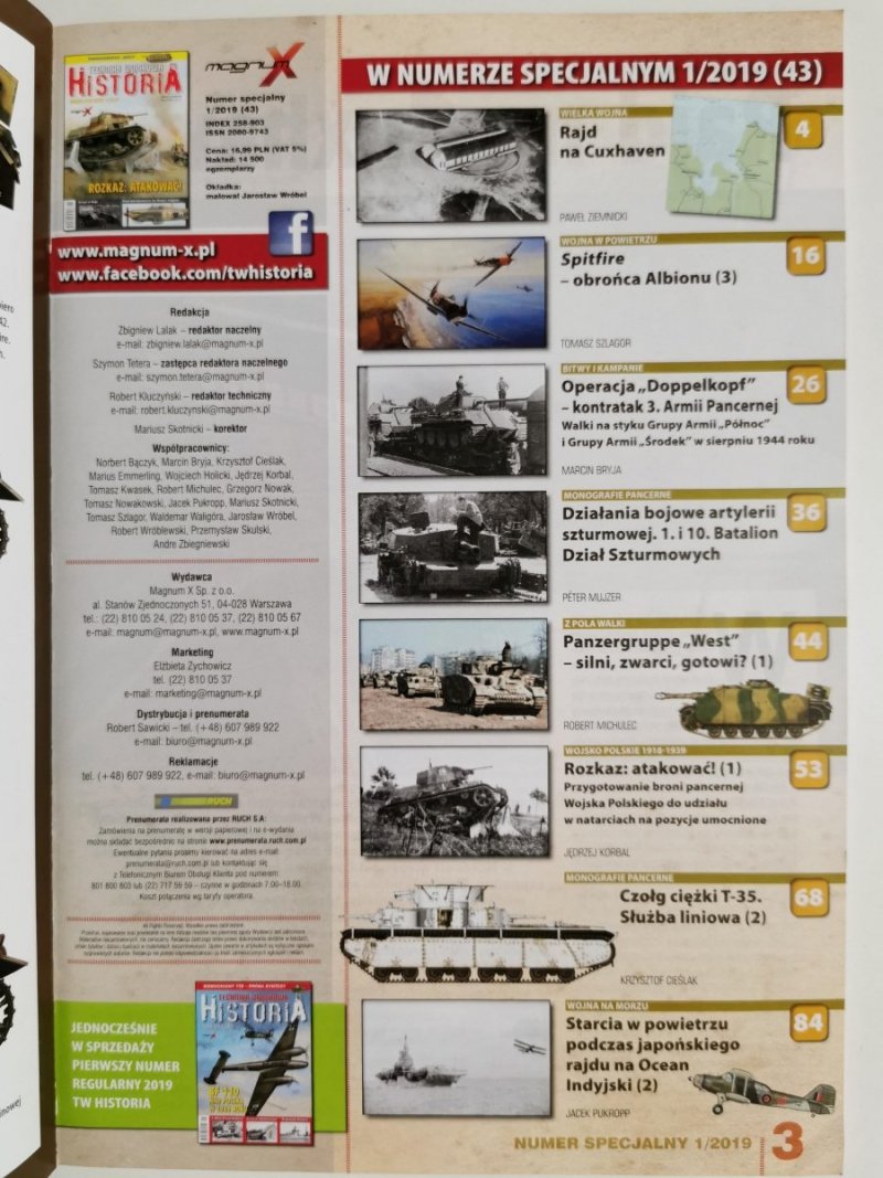 TECHNIKA WOJSKOWA HISTORIA NUMER SPECJALNY 1/2019