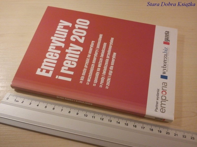 EMERYTURY I RENTY 2010