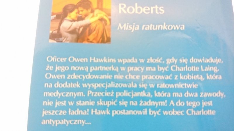 MISJA RATUNKOWA - Alison Roberts 2005