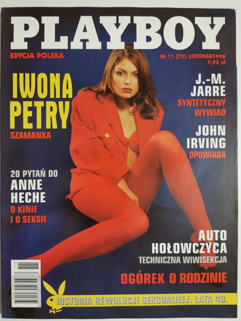 PLAYBOY NR 11 (73) LISTOPAD 1998 IWONA PETRY 