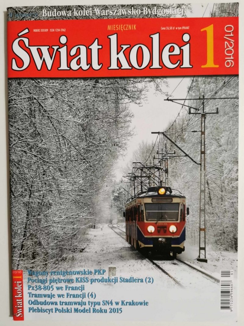 Miesięcznik. Świat kolei 01/2016