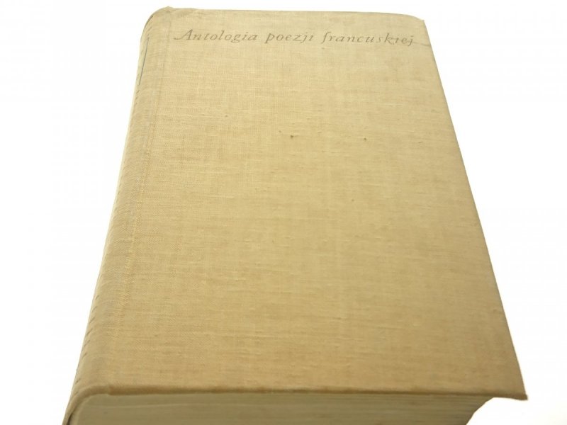 ANTOLOGIA POEZJI FRANCUSKIEJ