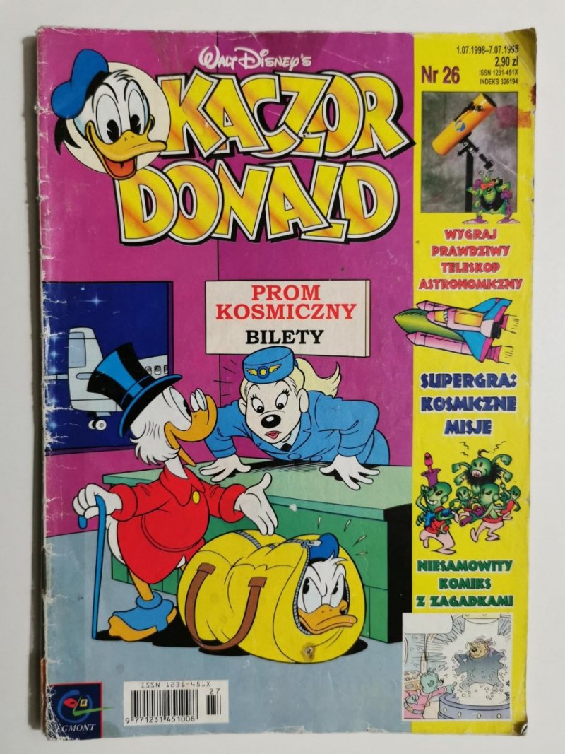 KACZOR DONALD nr 26 – 1.07.1998 - 7.07.1998
