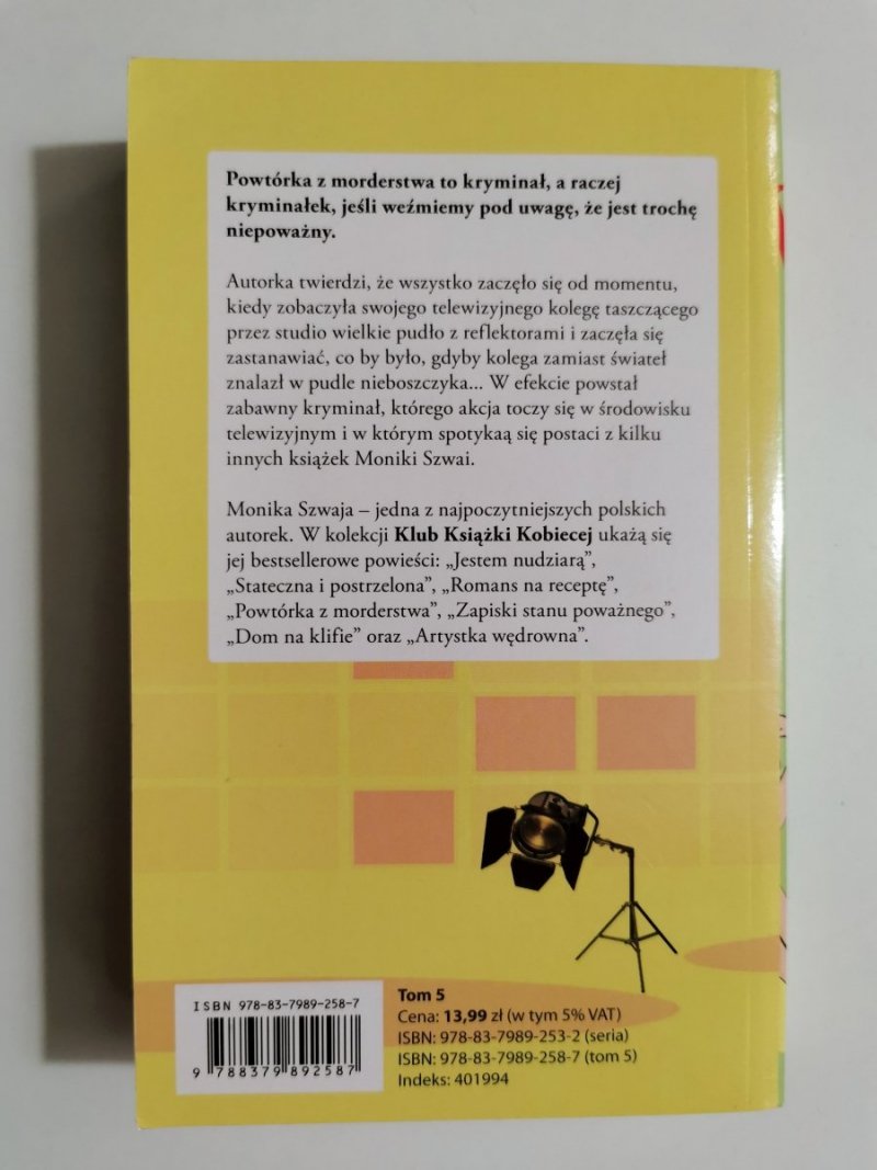 POWTÓRKA Z MORDERSTWA - Monika Szwaja 2014