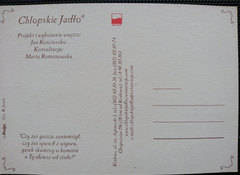 CHŁOPSKIE JADŁO FOT. W. JASIAK