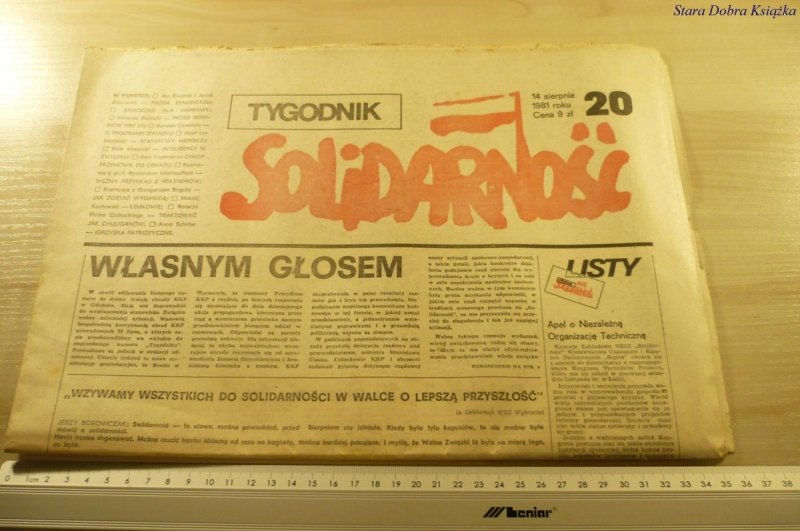 TYGODNIK SOLIDARNOŚĆ 20 14 SIERPNIA 1981 ROKU