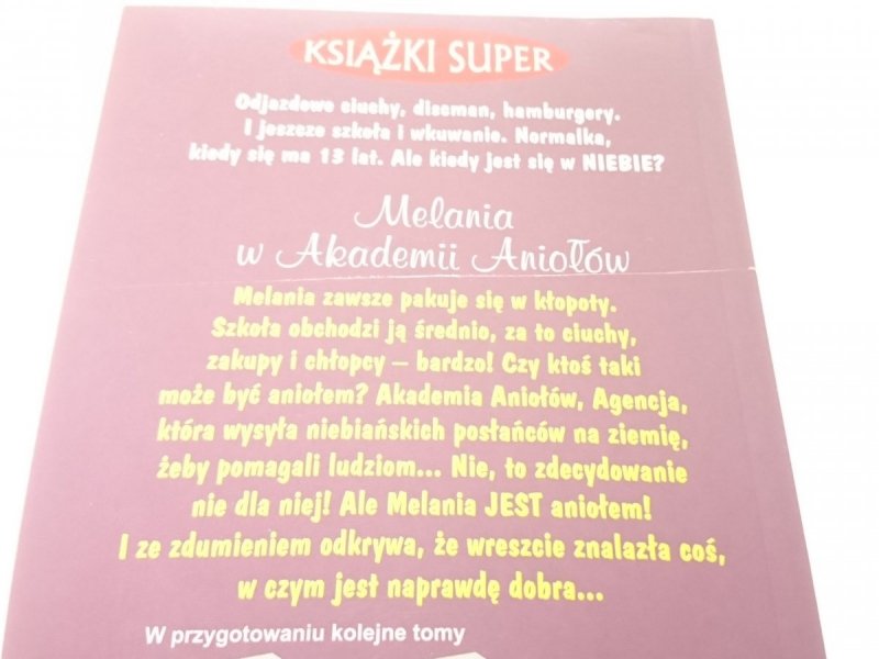 MELANIA W AKADEMII ANIOŁÓW - Annie Dalton 2003