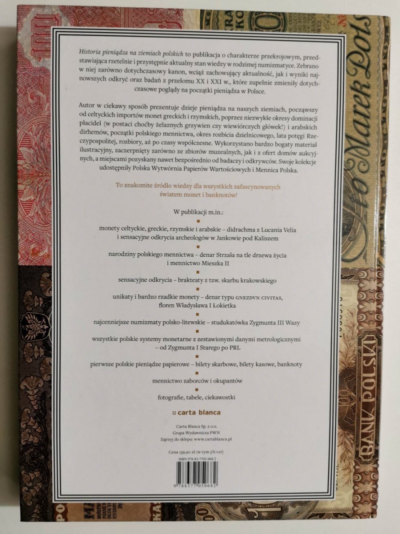 HISTORIA PIENIĄDZA NA ZIEMIACH POLSKICH - Adam Dylewski