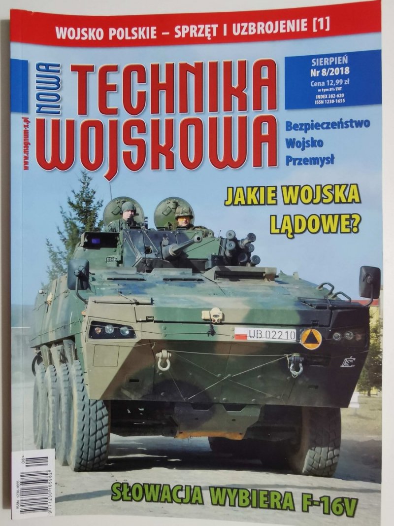 NOWA TECHNIKA WOJSKOWA SIERPIEŃ NR 8/2018