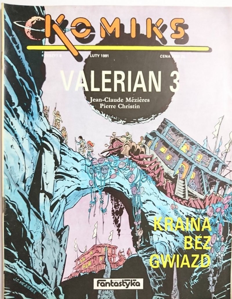KOMIKS. ZESZYT 8 LUTY 1991 VALERIAN 3