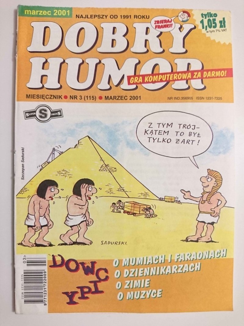 DOBRY HUMOR NR 3 (115) MARZEC 2001