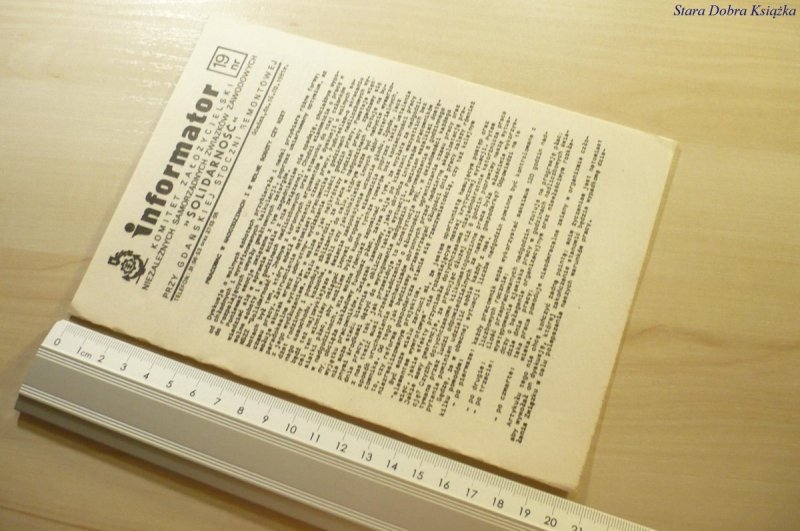 INFORMATOR. KOMIET ZAŁOŻYCIELSKI NIEZALEŻNYCH 19