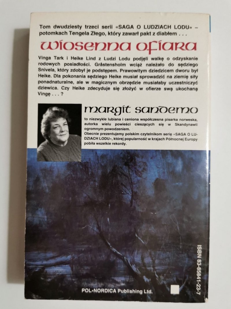 SAGA O LUDZIACH LODU TOM 23 Margit Sandemo 1994