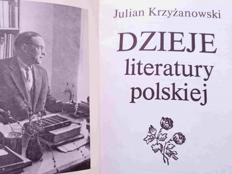 DZIEJE LITERATURY POLSKIEJ - Julian Krzyżanowski 1979