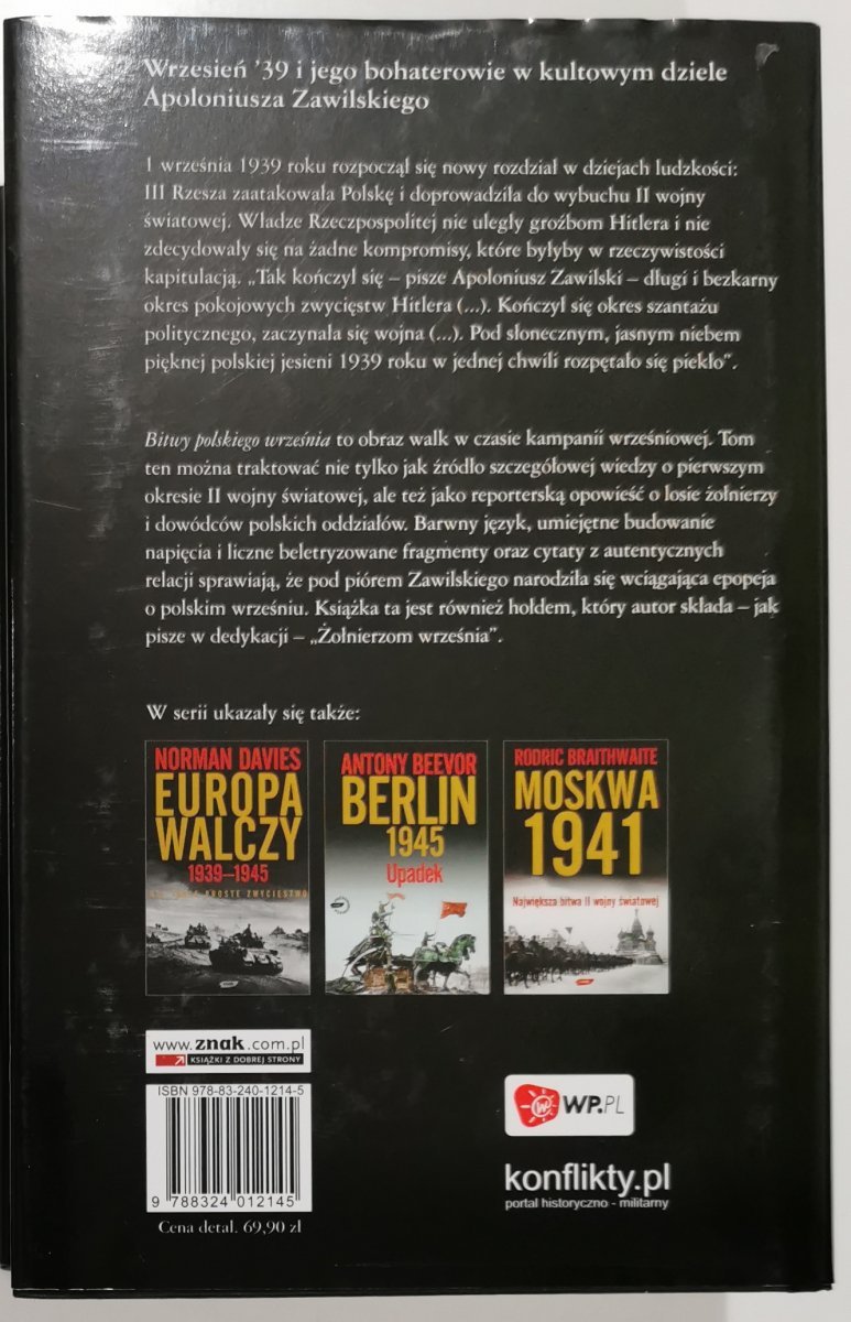 BITWY POLSKIEGO WRZEŚNIA - Apoloniusz Zawilski