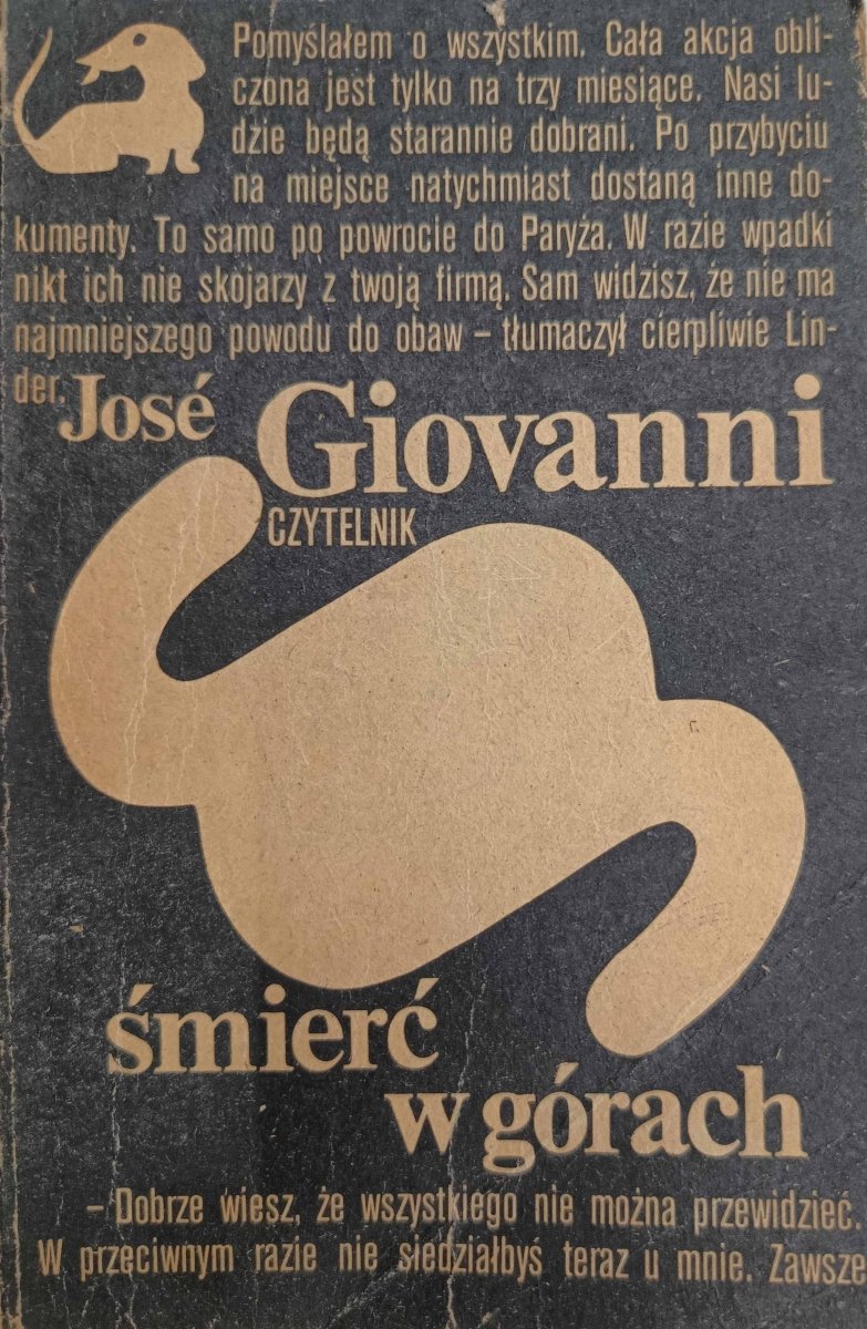 ŚMIERĆ W GÓRACH - Jose Giovanni