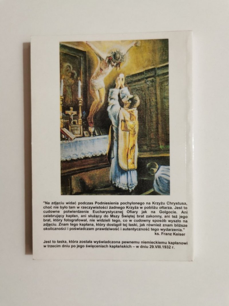 NAJWIĘKSZY SKARB CZYLI CODZIENNA MSZA ŚWIĘTA 1996