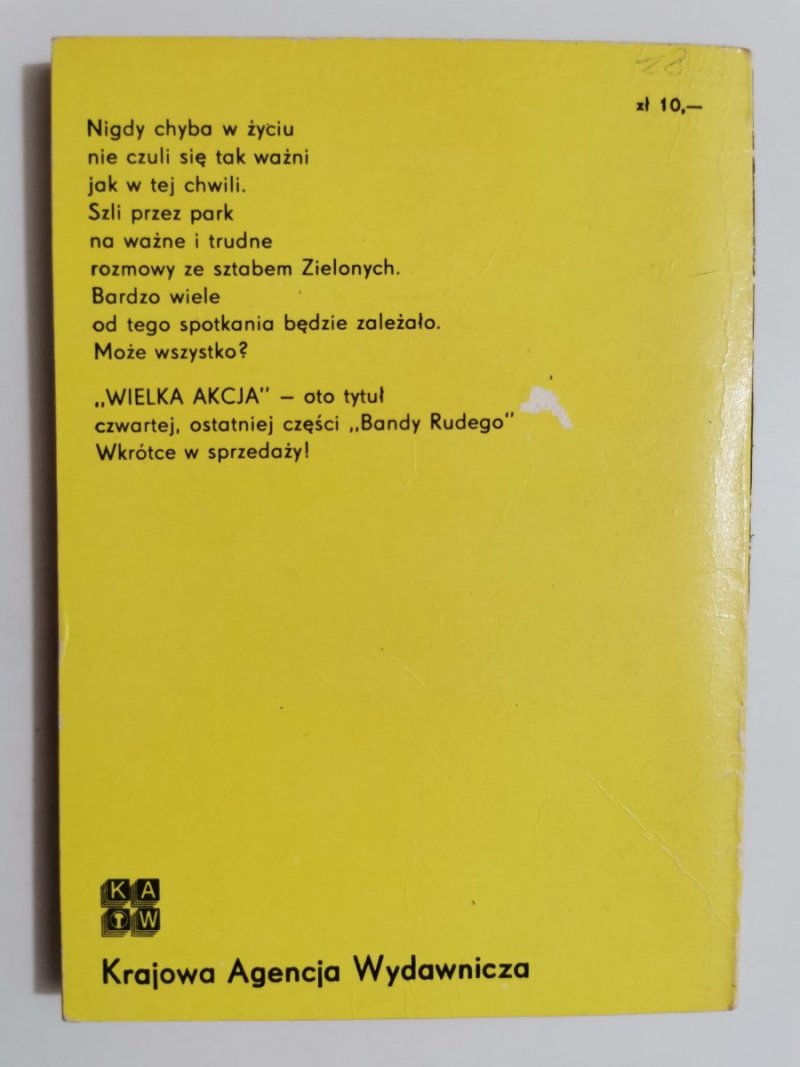 BANDA RUDEGO TOM 3 GDZIE JEST SZTANDAR? - Janusz Domagalik 1976