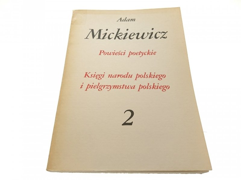 DZIEŁA POETYCKIE 2 POWIEŚCI - Adam Mickiewicz 1983