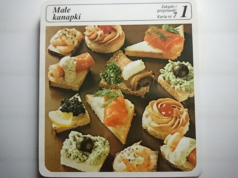 KARTA KULINARNA NR 7 MAŁE KANAPKI