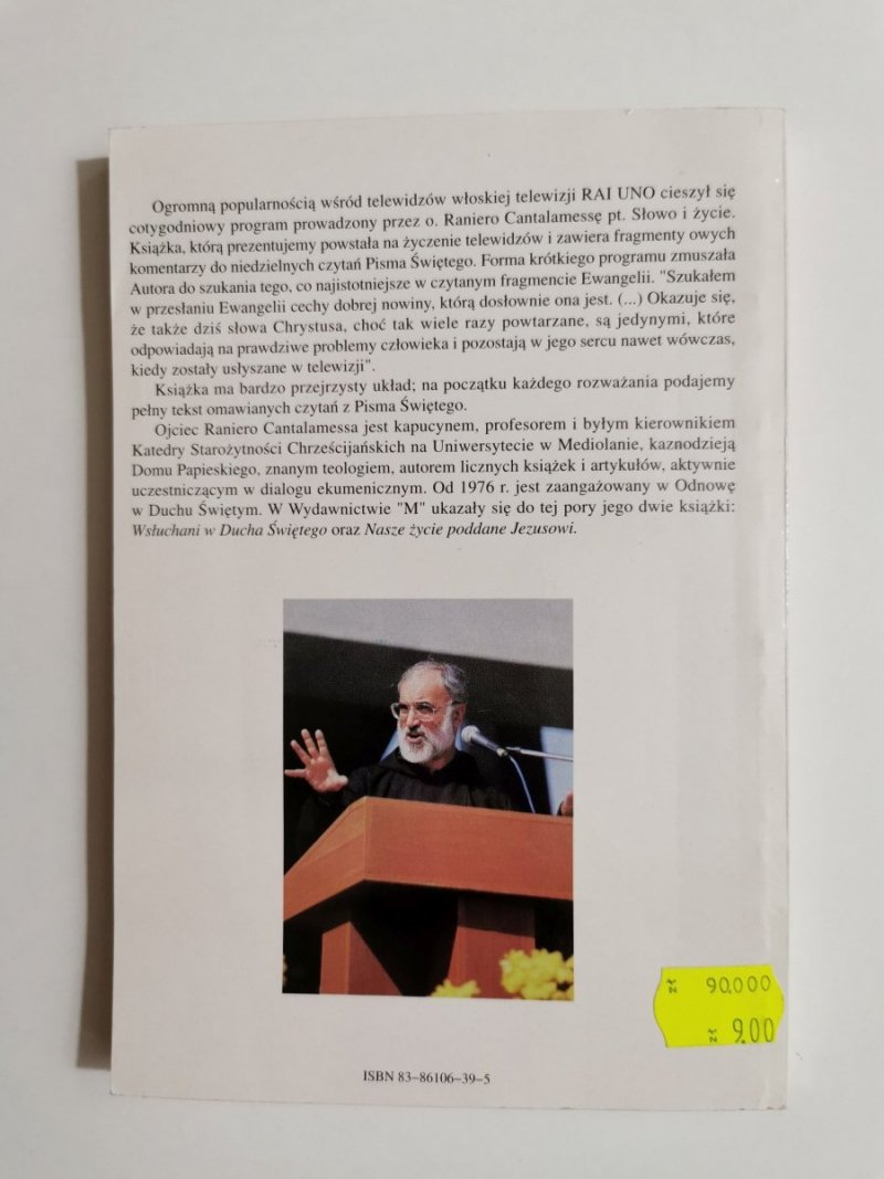 MOJĄ RADOŚCIĄ JEST CHRYSTUS ZMARTWYCHWSTAŁY! - Raniero Cantalamessa OFM 1996