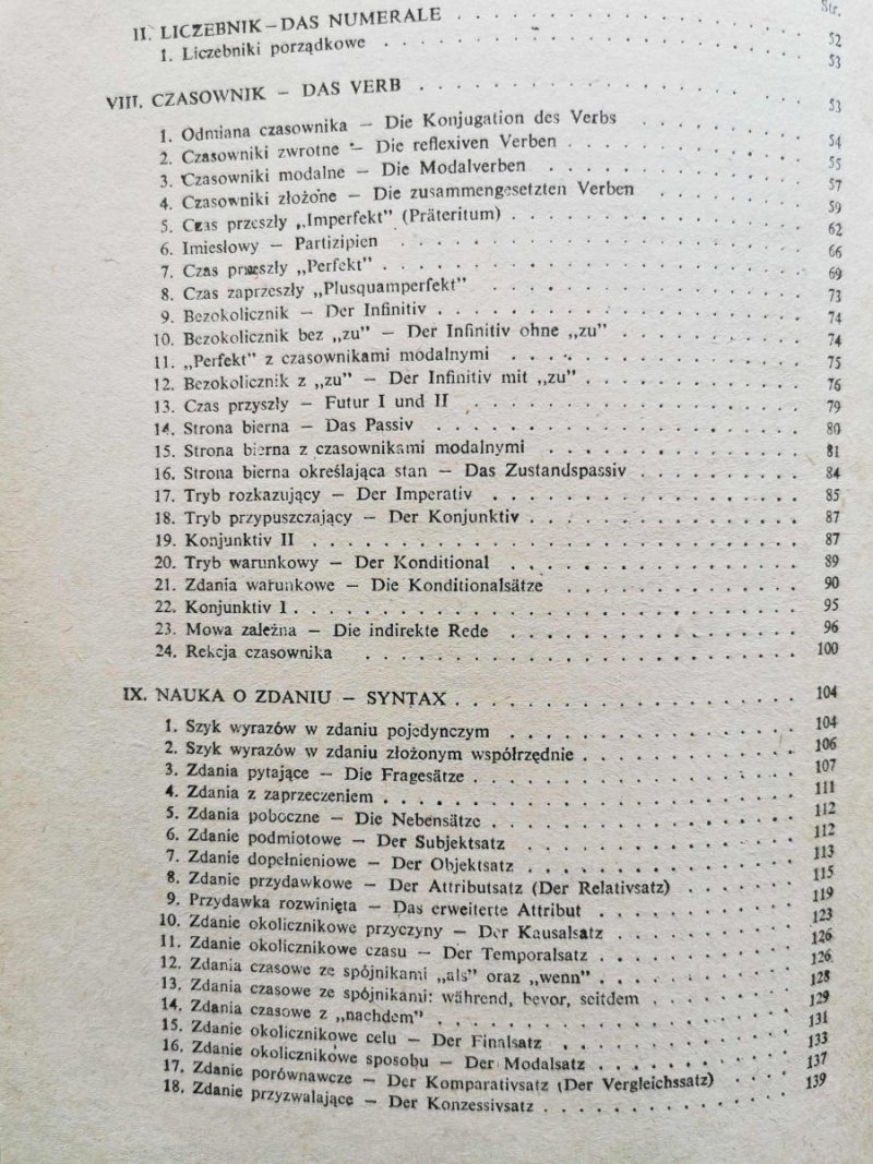 REPETYTORIUM Z GRAMATYKI JĘZYKA NIEMIECKIEGO Bęza