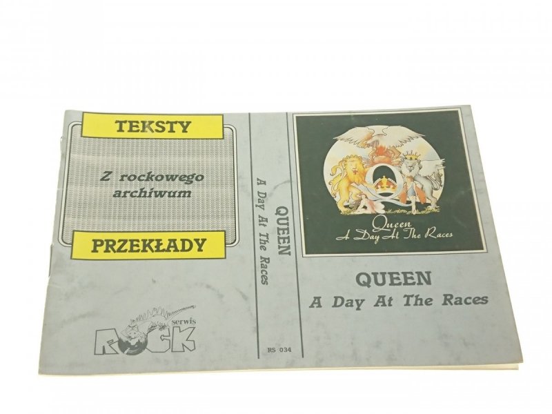 QUEEN. A DAY AT THE RACES (1992) TEKSTY PIOSENEK