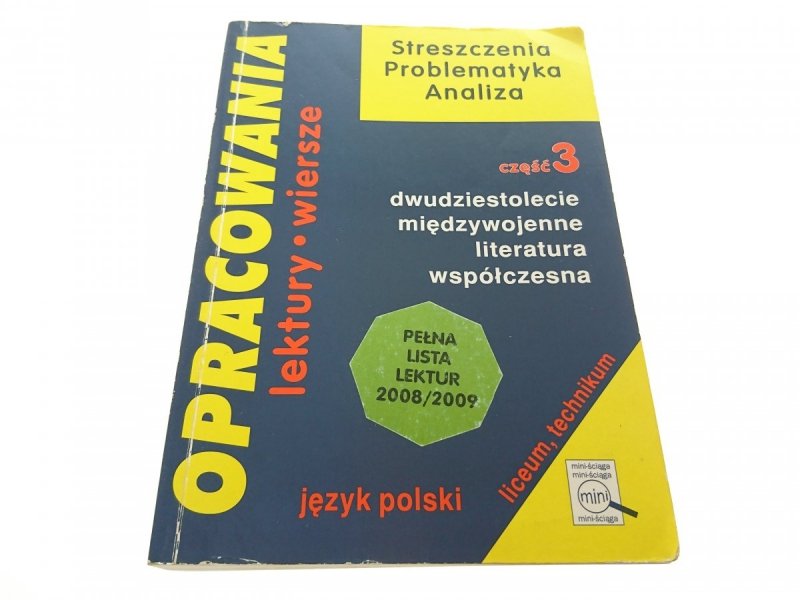 OPRACOWANIA CZĘŚĆ 3 20-LECIE MIĘDZYWOJENNE