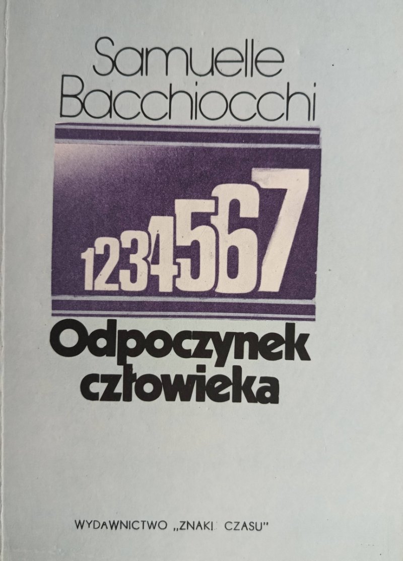 ODPOCZYNEK CZŁOWIEKA - Samuelle Bacchiocchi