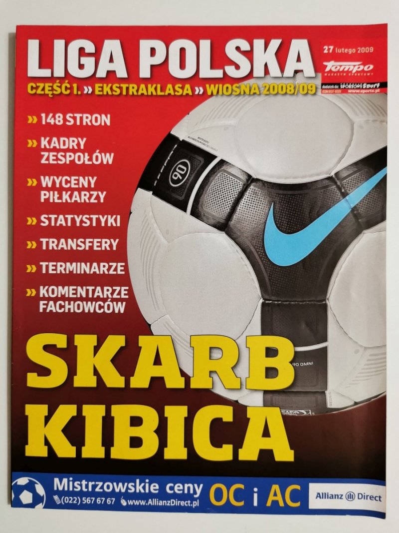 LIGA POLSKA 27 LUTEGO 2009 CZĘŚĆ 1 EKSTRAKLASA WIOSNA 2008/09