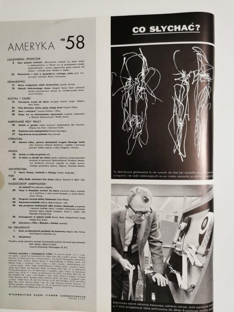 AMERYKA NR 58 1962