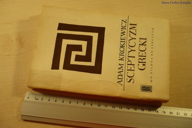 SCEPTYCYZM GRECKI - Adam Krokiewicz (1966)