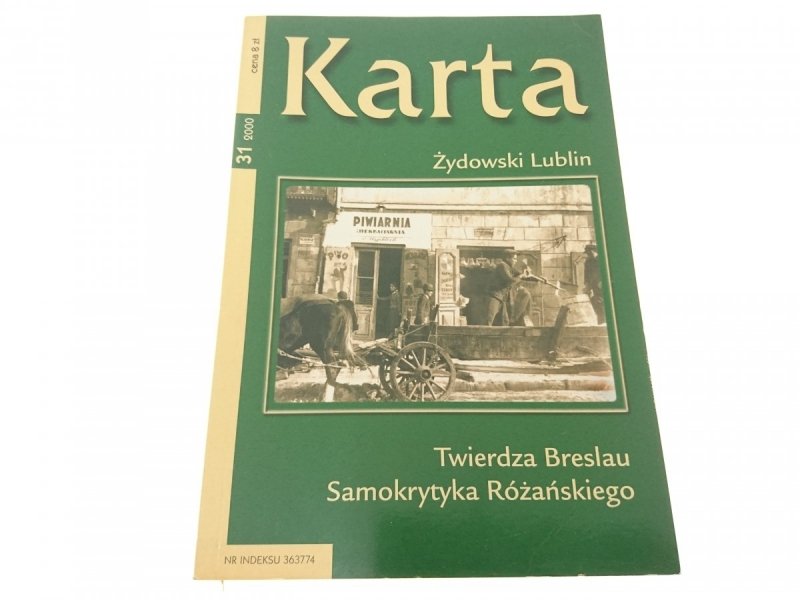KARTA 31/2000 ŻYDOWSKI LUBLIN