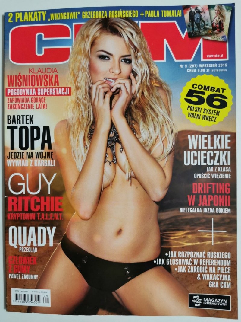CKM NR 9 (207) WRZESIEŃ 2015 KLAUDIA WIŚNIOWSKA PLAKAT W ŚRODKU