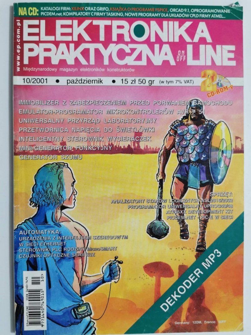 ELEKTRONIKA PRAKTYCZNA ON/OF LINE 10/2001
