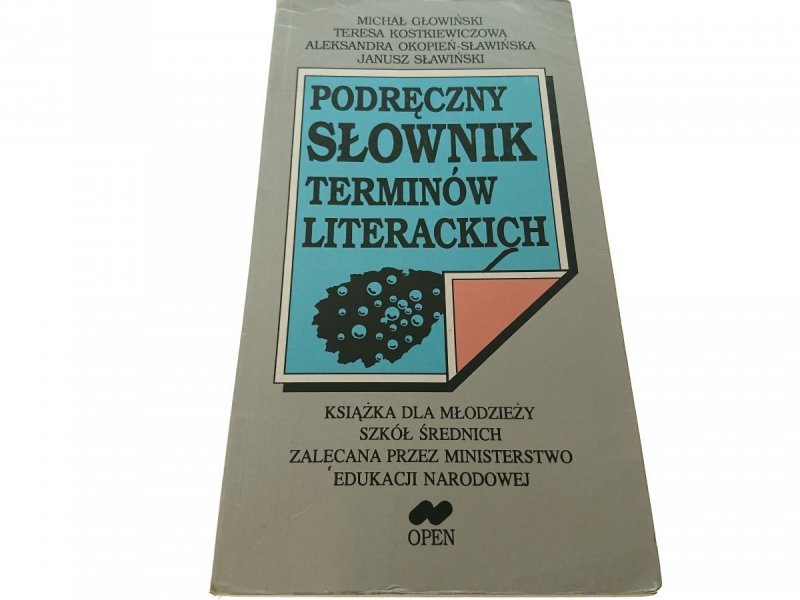 PODRĘCZNY SŁOWNIK TERMINÓW LITERACKICH - Głowiński