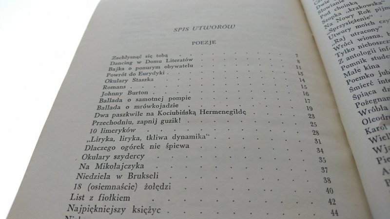 DZIEŁA TOM OD 1 DO 4 Konstanty Ildefons Gałczyński