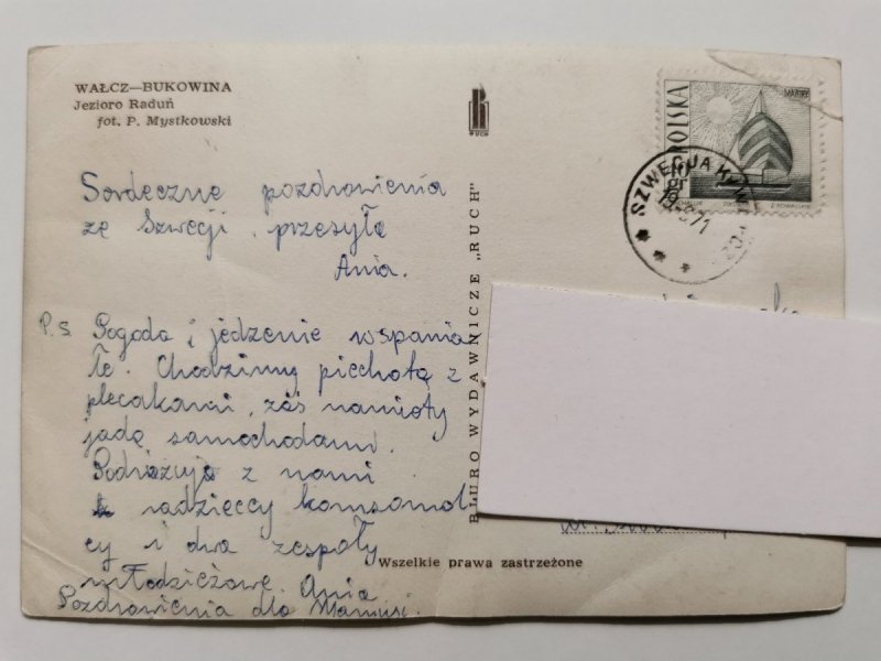 WAŁCZ-BUKOWINA. JEZIORO RADUŃ FOT. MYSTKOWSKI