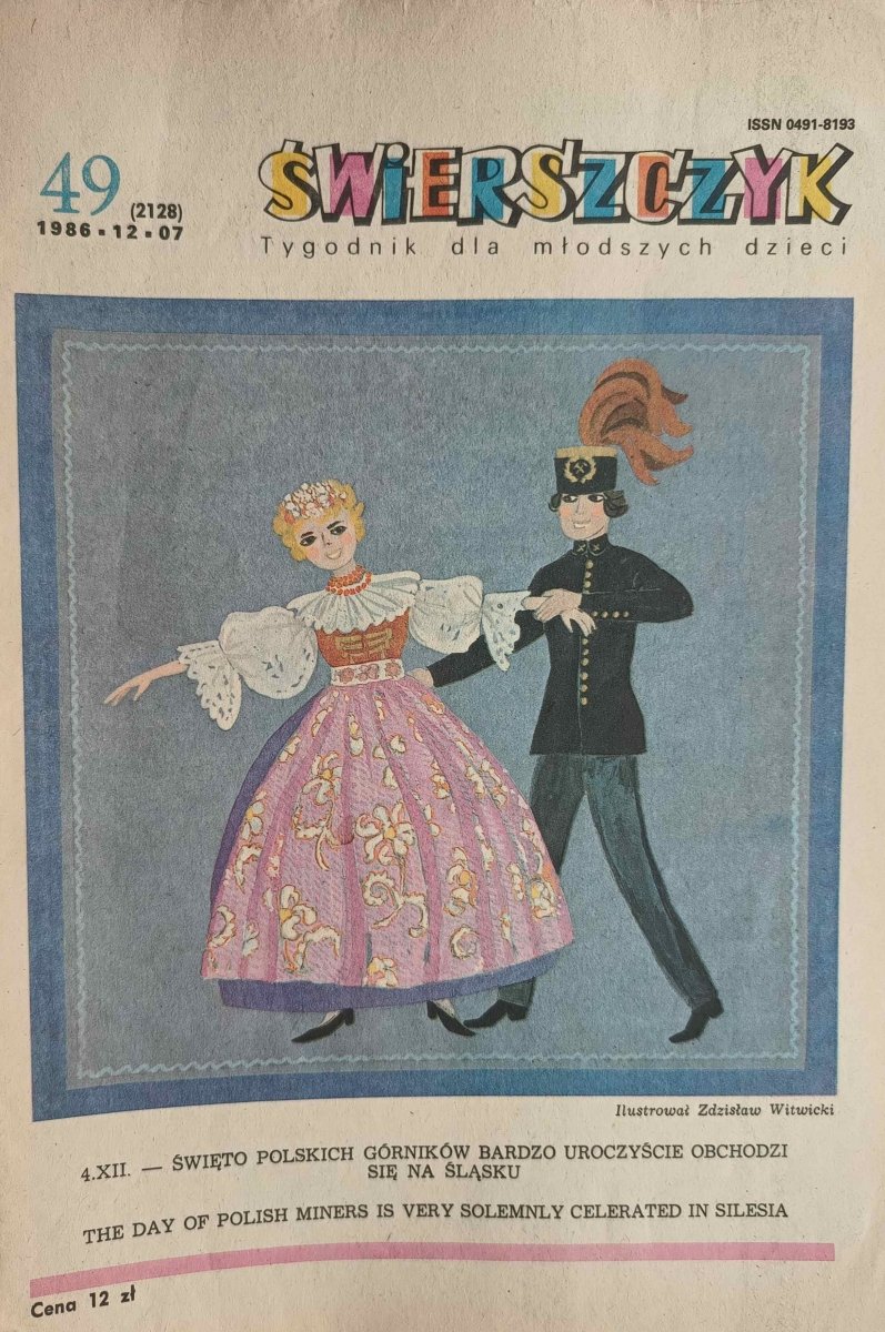 ŚWIERSZCZYK. TYGODNIK DLA MŁODSZYCH DZIECI. 49.1986.12.07