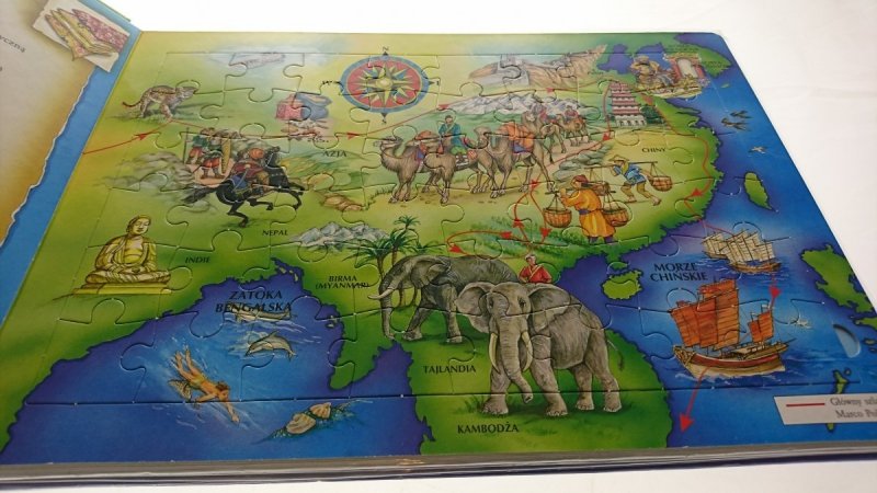 ODKRYWCY. WIELKIE PODRÓŻE... KSIĄŻKA Z PUZZLAMI 