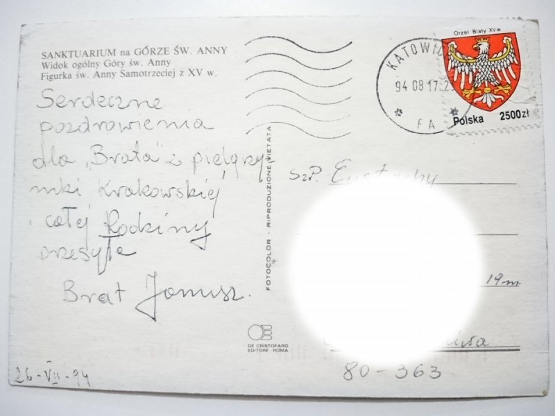 SANKTUARIUM NA GÓRZE ŚW. ANNY. WIDOK OGÓLNY GÓRY ŚW. ANNY